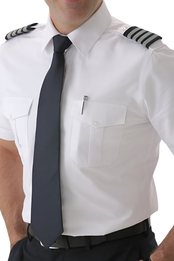 Black Pilot Tie front view